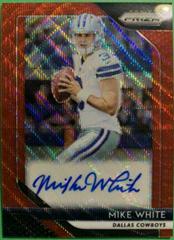 Mike White [Red White Blue] #39 Football Cards 2018 Panini Prizm Rookie Autographs Prices