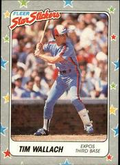 Tim Wallach #98 Baseball Cards 1988 Fleer Star Stickers Prices