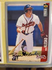 Ryan Klesko [Silver Signature] #460 Baseball Cards 1996 Collector's Choice Prices