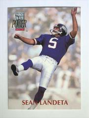 Sean Landeta #5 Football Cards 1992 Pro Set Power Prices