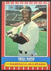 Chili Davis #12 Baseball Cards 1987 Fleer Baseball All Stars Prices