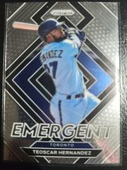 Teoscar Hernandez #E-9 Baseball Cards 2022 Panini Prizm Emergent Prices