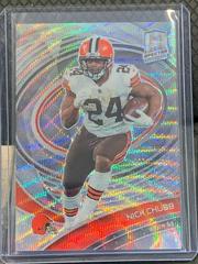 Nick Chubb [Wave] #23 Football Cards 2021 Panini Spectra Prices