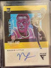 Nassir Little [Gold] #FR-NLT Basketball Cards 2019 Panini Chronicles Flux Rookie Autographs Prices