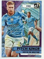 Kevin De Bruyne [Purple] #23 Soccer Cards 2022 Panini Donruss Pitch Kings Prices
