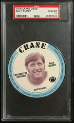 Billy Kilmer Football Cards 1976 Crane Discs Prices