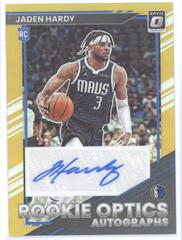 Jaden Hardy [Gold] #ROA-JDH Basketball Cards 2022 Panini Donruss Optic Rookie Autographs Prices