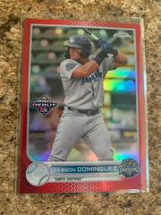 Jasson Dominguez [Red] #PD-59 Baseball Cards 2022 Topps Pro Debut Prices