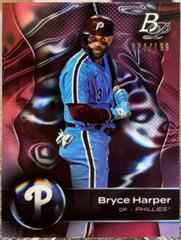 Bryce Harper [Pink Ice] #10 Baseball Cards 2023 Bowman Platinum Prices