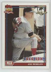 Joe Morgan #21 Baseball Cards 1991 Topps Desert Shield Prices