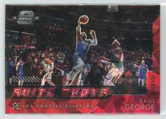 Paul George [Red Ice] #13 Basketball Cards 2021 Panini Contenders Optic Suite Shots Prices