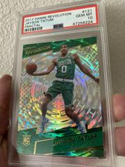 Jayson Tatum [Fractal] #121 Basketball Cards 2017 Panini Revolution Prices
