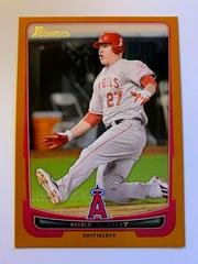 Mike Trout [Orange] #34 Baseball Cards 2012 Bowman Prices