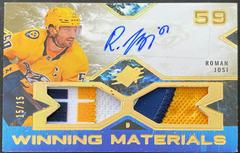 Roman Josi [Autograph Premium] #WM-RJ Hockey Cards 2021 SPx Winning Materials Prices