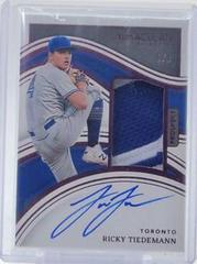 Ricky Tiedemann [Prospect Patch Autograph Pink] #11 Baseball Cards 2023 Panini Immaculate Prices