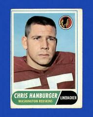 Chris Hanburger #62 Football Cards 1968 Topps Prices
