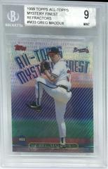 Greg Maddux [Refractor] #M33 Baseball Cards 1999 Topps All Mystery Finest Prices