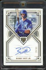 Bobby Witt Jr. Baseball Cards 2022 Topps Definitive Rookie Autographs Prices