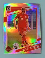 Martin Odegaard [Optic Holo] Soccer Cards 2021 Panini Donruss Road to Qatar Prices