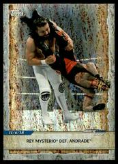 Rey Mysterio Def. Andrade [Foilboard] Wrestling Cards 2020 Topps WWE Road to WrestleMania Prices