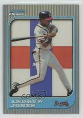 Andruw Jones [Refractor] #127 Baseball Cards 1997 Bowman Chrome International Prices