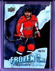 Alex Ovechkin #FT-AO Hockey Cards 2022 Upper Deck Trilogy Frozen in Time Prices