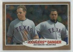 Josh Hamilton, Nelson Cruz #C58 Baseball Cards 2011 Topps Heritage Chrome Prices