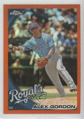 Alex Gordon [Orange Refractor] #154 Baseball Cards 2010 Topps Chrome Prices