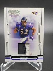 Ray Lewis [Jersey Prime] #13 Football Cards 2005 Panini Donruss Throwback Threads Prices