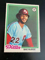 Bake McBride #156 Baseball Cards 1978 O Pee Chee Prices