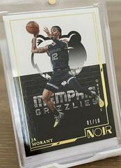 Ja Morant [Gold] Basketball Cards 2021 Panini Noir Prices