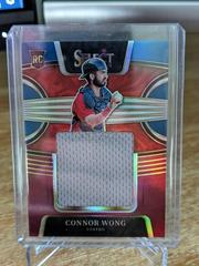 Connor Wong [Tri Color] #RJS-CO Baseball Cards 2022 Panini Select Rookie Jumbo Swatch Prices