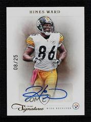 Hines Ward [Autograph Gold] Football Cards 2011 Panini Prime Signatures Prices