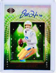 Justin Herbert #LS-JH Football Cards 2021 Panini Illusions Limelight Signatures Prices