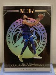 Karl Anthony Towns [Holo Silver] #107 Basketball Cards 2019 Panini Noir Prices