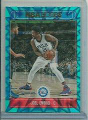 Joel Embiid [Teal Explosion] Basketball Cards 2017 Panini Hoops Prices