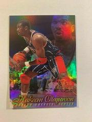 Hakeem Olajuwon [Row 1] Basketball Cards 1996 Flair Showcase Prices