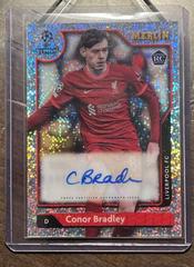 Conor Bradley [Speckle] Soccer Cards 2021 Topps Merlin Chrome UEFA Autographs Prices