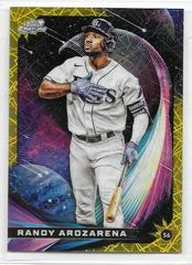 Randy Arozarena [Gold Interstellar] #SG-17 Baseball Cards 2022 Topps Cosmic Chrome Star Gaze Prices