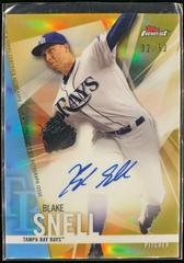 Blake Snell [Gold Refractor] Baseball Cards 2017 Topps Finest Autographs Prices