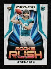 Trevor Lawrence [Gold] #RR1 Football Cards 2021 Panini Rookies and Stars Rush Prices