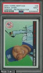Derek Jeter #38 Baseball Cards 2004 Topps Heritage Chrome Prices