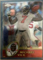 Michael Vick [Black Refractor] Football Cards 2003 Topps Chrome Prices