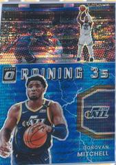 Donovan Mitchell [Blue Pulsar] #8 Basketball Cards 2021 Panini Donruss Optic Raining 3s Prices