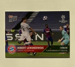 Robert Lewandowski Soccer Cards 2019 Topps Now UEFA Champions League Prices