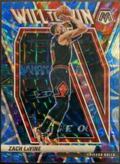 Zach LaVine [Reactive Blue] Basketball Cards 2020 Panini Mosaic Will to Win Prices