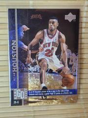 Allan Houston [Game Dated] #83 Basketball Cards 1997 Upper Deck Prices