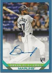 Bryan De La Cruz [Blue] #93FF-BD Baseball Cards 2022 Topps Archives 1993 Fan Favorites Autographs Prices