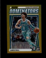 LaMelo Ball [Gold] #11 Basketball Cards 2022 Panini Donruss Optic Elite Dominators Prices