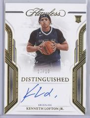 Kenneth Lofton Jr. [Gold] #34 Basketball Cards 2022 Panini Flawless Distinguished Auto Prices
